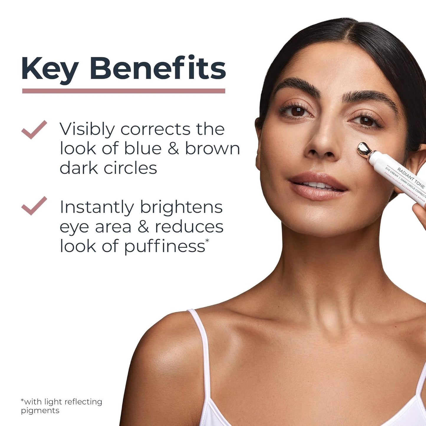 Eucerin Radiant Tone Eye Cream Dark Circle Corrector, Eye Brightening Cream with Thiamidol and Hyaluronic