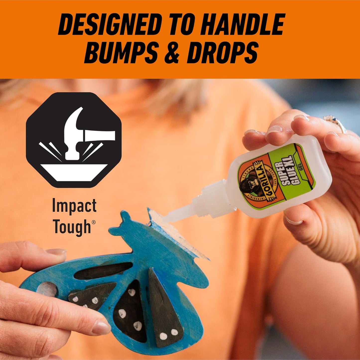 Gorilla Super Glue Gel XL, Clear 25g - FastSetting, NoDrip Control for Precise AllPurpose Repairs