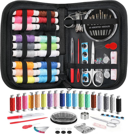 Coquimbo Sewing Kit Mothers Day Gifts for Mom Grandma Women Wife Teen Girls Beginner Traveler, Portable Sewing Supplies Accessories Contains
