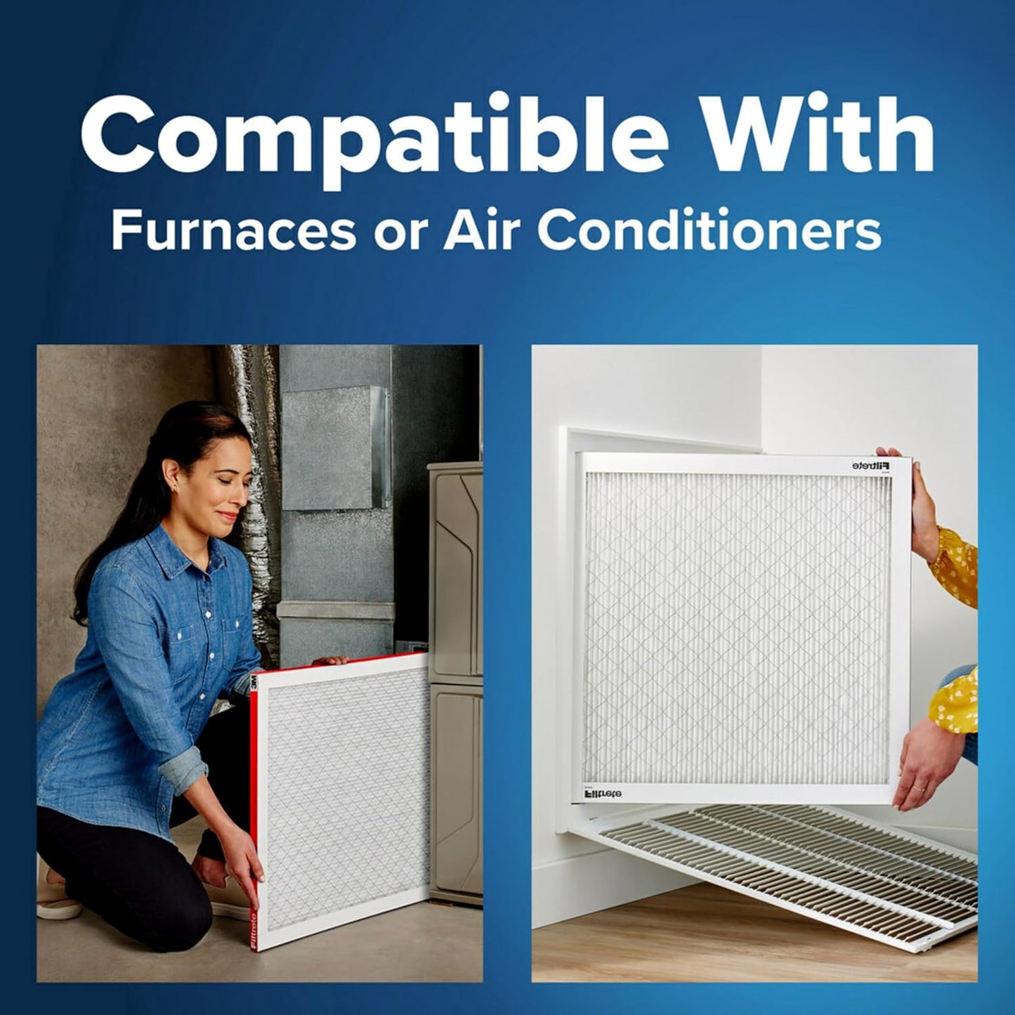 Filtrete 20x25x1 AC Furnace Air Filter, MERV 11, MPR 1000, Micro Allergen Defense, 3-Month Pleated 1-Inch Electrostatic Air Cleaning