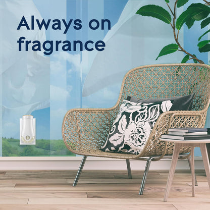Glade PlugIns Refills Air Freshener, Scented and Essential Oils for Home and Bathroom, Clean Linen, 6.7 Fl Oz, 10 Count