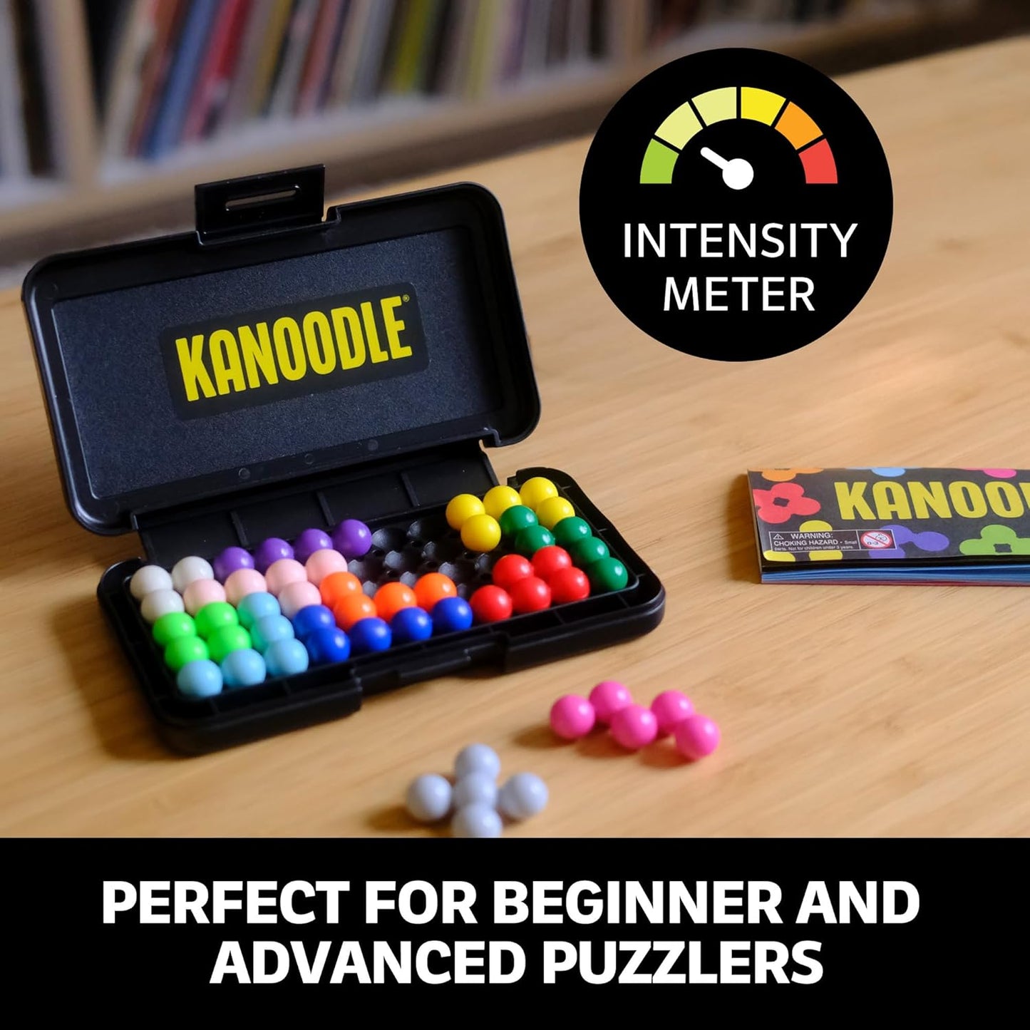 Educational Insights Kanoodle - 3D Brain Teaser Puzzles for Kids, Spatial Puzzle Games for Adults, Teens and