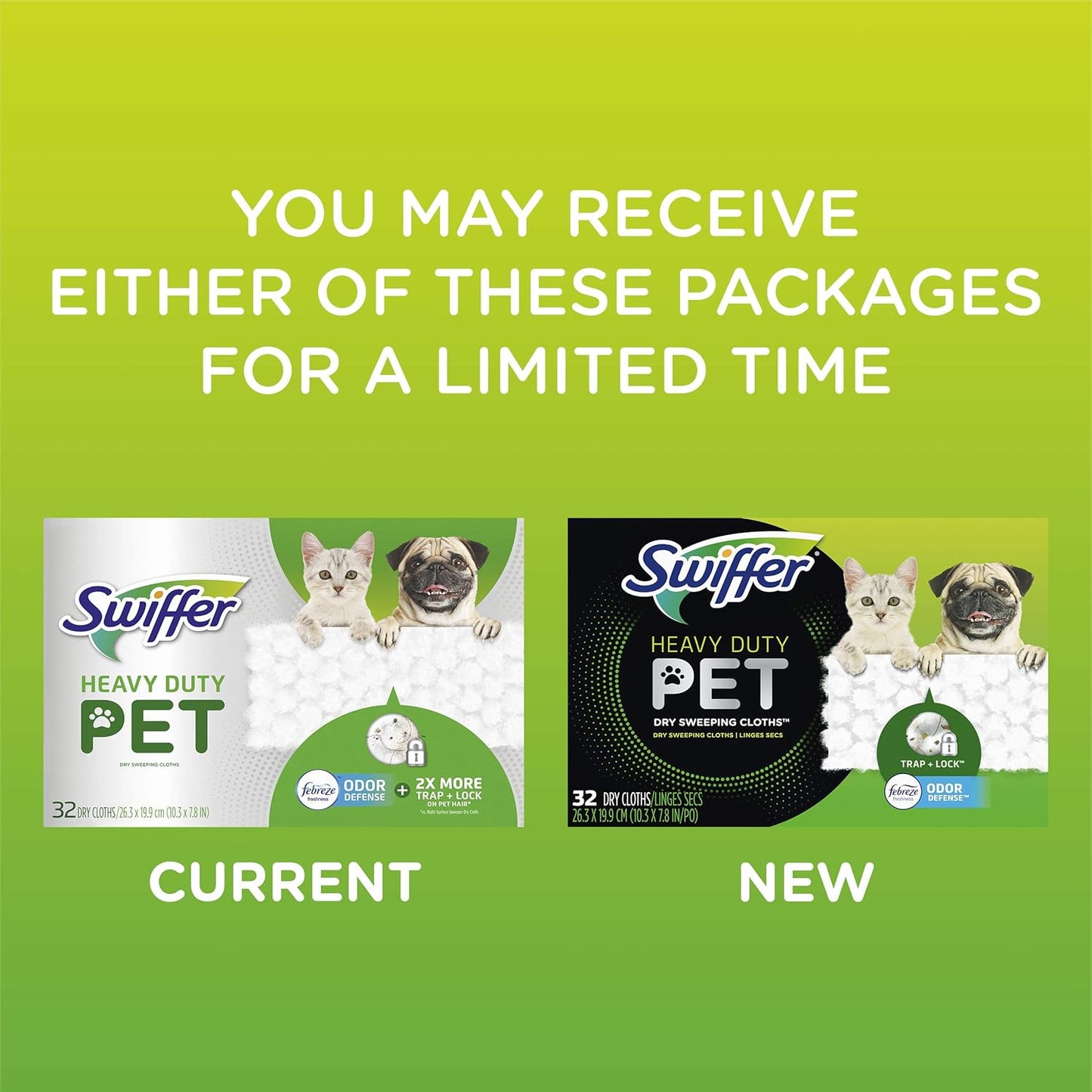 Sweep + Mop, Dry Pads Refill, Floor Cleaner for Dirt, Dust, Hair, Cleaning Cloths for Mopping Home, Bathroom