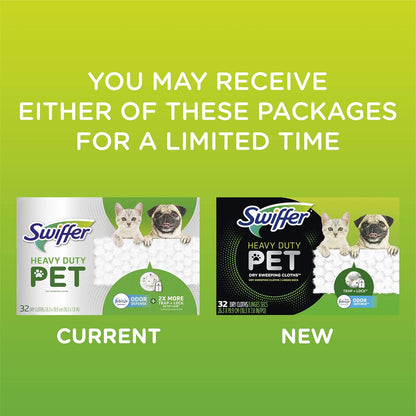 Sweep + Mop, Dry Pads Refill, Floor Cleaner for Dirt, Dust, Hair, Cleaning Cloths for Mopping Home, Bathroom