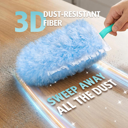 Duster Refill for Swiffer Duster, 30 Count Heavy Duty 2 Side 360 Duster Refills with 1 Handle, 4X