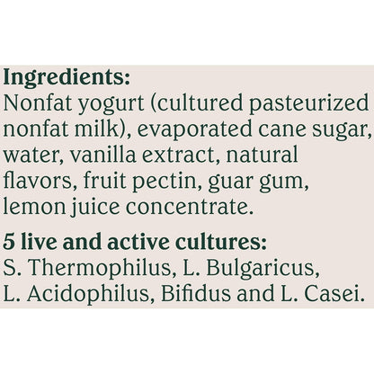 Chobani Vanilla Blended Non-Fat Greek Yogurt 32oz