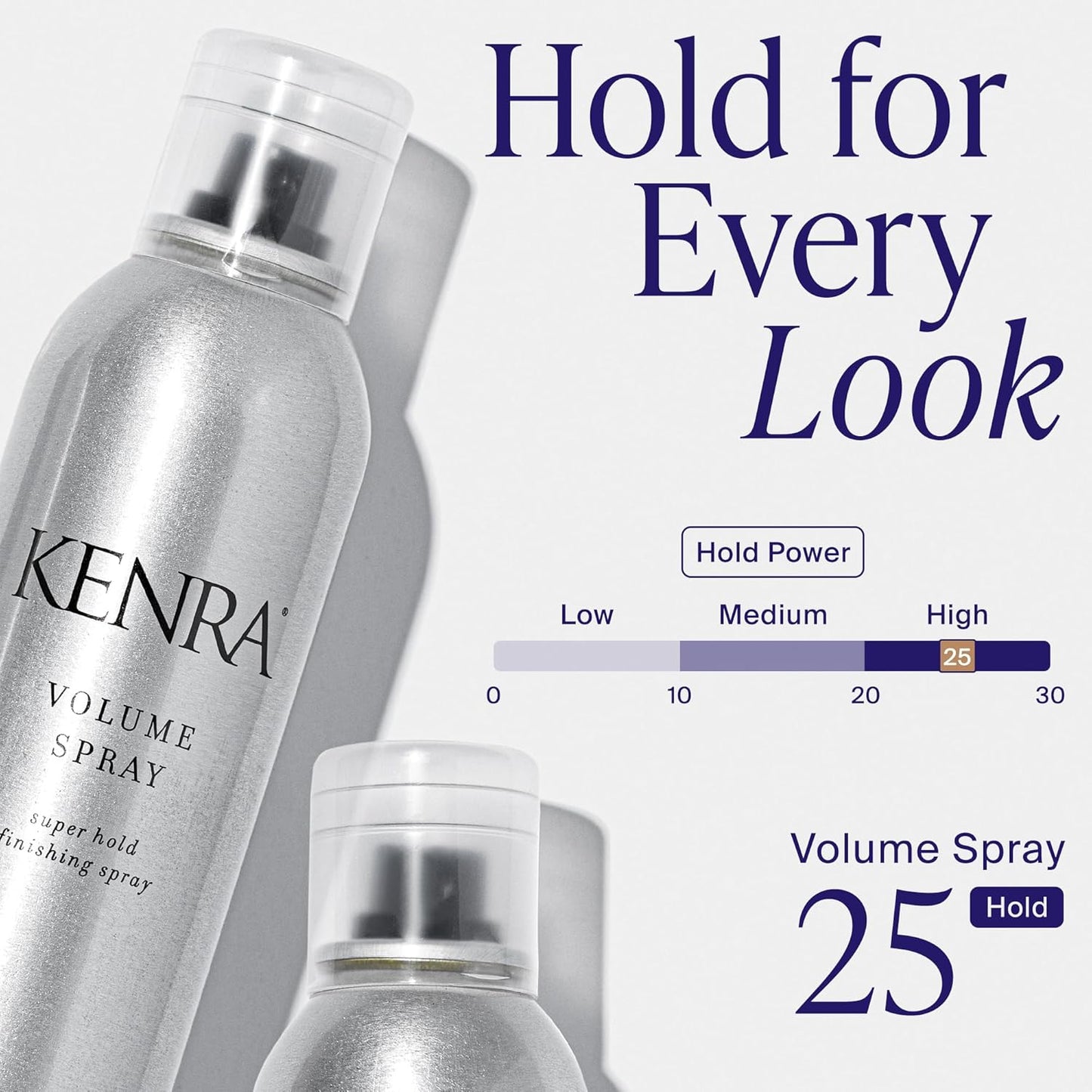 Kenra Professional Volume Spray 25, Super Hold Finishing & Styling Hairspray, Flake-free & Fast-drying, Wind & Humidity Resistance, All Hair Types