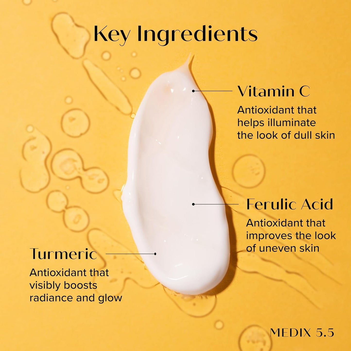 MEDIX Vitamin C Cream + Niacinamide Brightening Body Lotion, Anti Aging Moisturizer Vitamin C Lotion For Women & Men To Soften The Look Of Dark