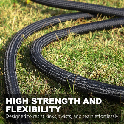 Relxitl Garden Hose, Flexible Water Hose, Ultra Lightweight Non-Expanding hose with 10 Function Sprayer, Leak proof, Pressure Resistant for