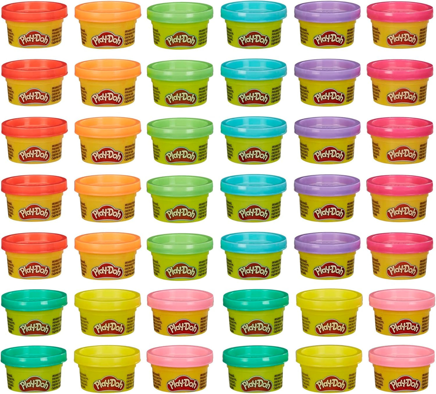 Play Doh Bulk Handout 42--Ounce Modeling Compound Cans, Back to School Gifts, Prizes, & Party Favors, Kids Arts & Crafts, Preschool
