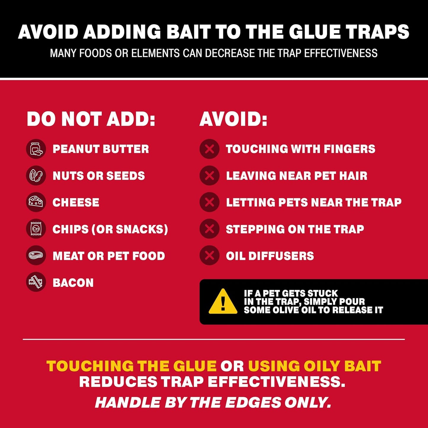 Catchmaster Max-Catch Mouse & Insect Glue Trap 36pk, Mouse Traps Indoor for Home, Sticky Pest Control Adhesive Tray for Catching