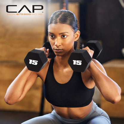 CAP Barbell Neoprene Dumbbell Weights Pairs & Sets, Multiple Colors