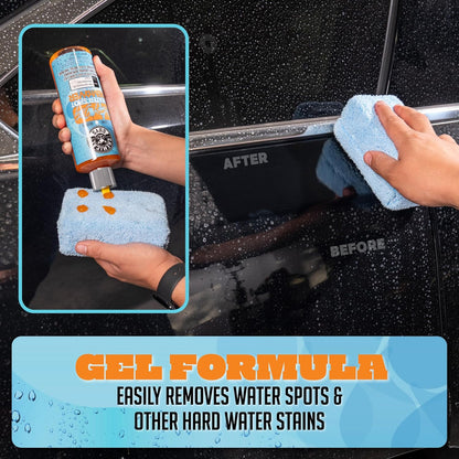 Chemical Guys Heavy Duty Water Spot Remover Gel for Paint, Glass, and Metal - Mineral and Water Spot Remover for Cars, Trucks