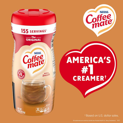 Nestle Coffee mate Coffee Creamer, Original, Powder Creamer, 11 oz Canister (2)