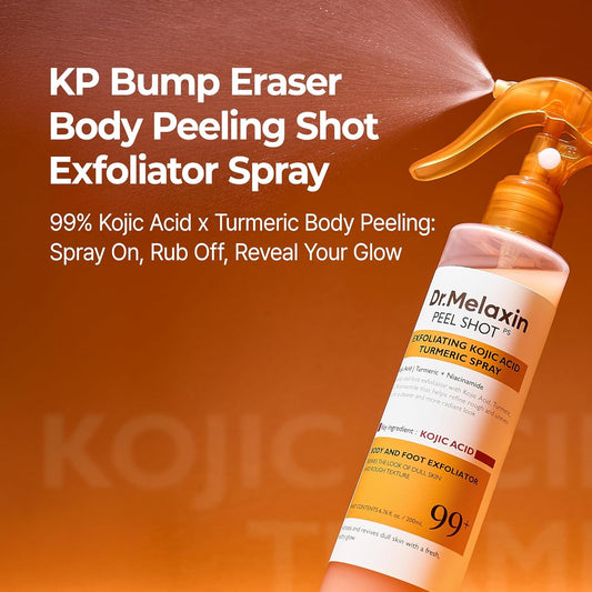 Dr.Melaxin Body Keratin Care Kojic Acid Turmeric Spray with AHA &