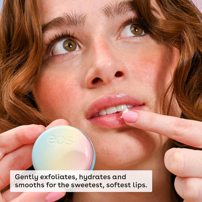 eos Flavor Lab Secret Menu Gift Set - Brown Sugar Boba Lip Scrub Exfoliator & 24H Moisture Super Balm, Limited-Edition Lip Treatment