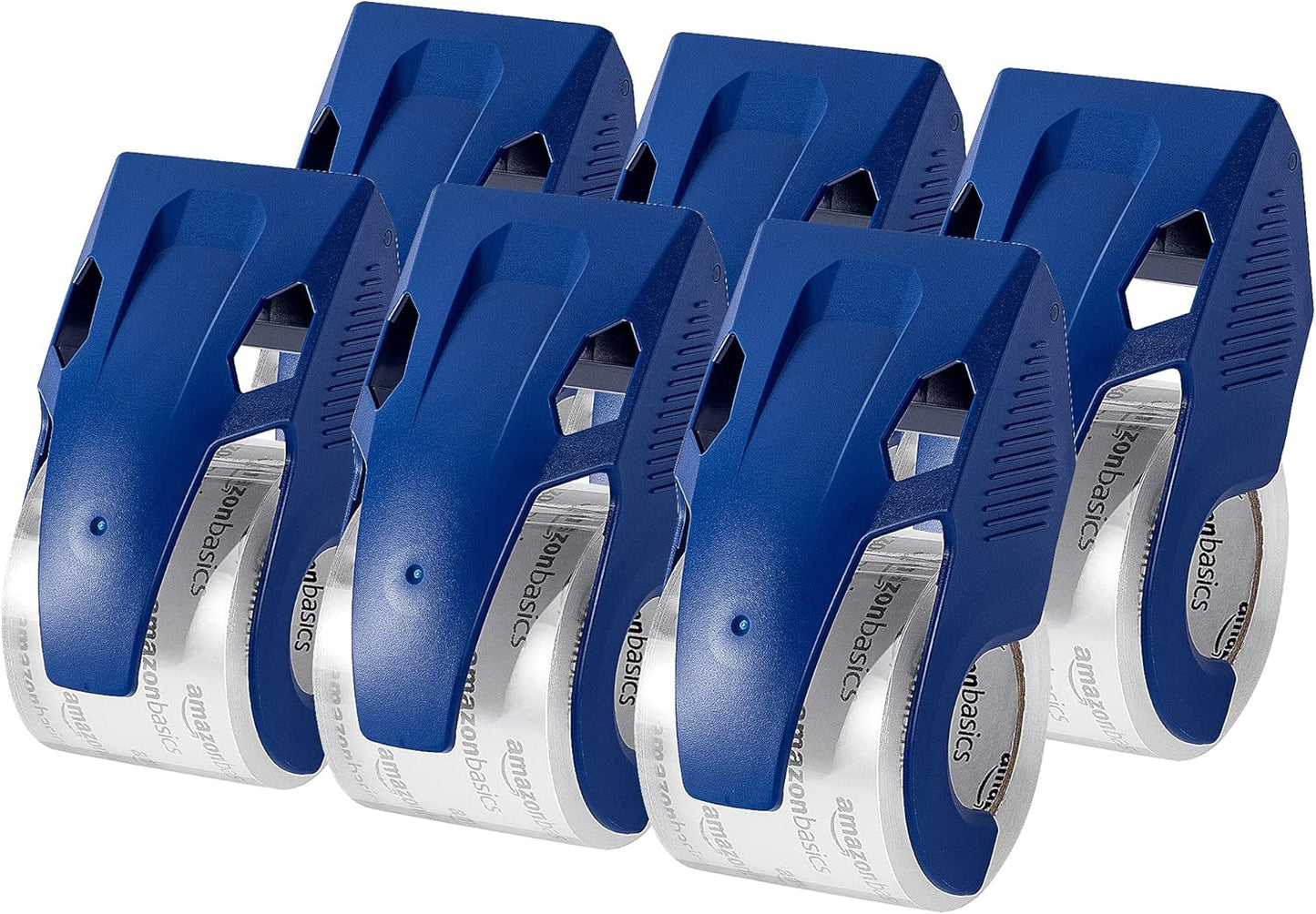 Amazon Basics Heavy Duty Packaging Tape with Dispenser for Shipping, Sealing Boxes, Moving and Storing, 1.88" x 22.2 yds