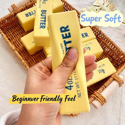 Midou Slow Rising Dumpling Squishy Butter Squeeze Toy Pack Sensory Stress Relief Squishies Soft & Stretchy Fidget Toys for Anxiety Relief Party