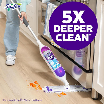 Swiffer PowerMop Multi-Surface Mop Kit for Floor Cleaning, Fresh Scent, Mopping Kit Includes PowerMop, 2 Mopping Pad