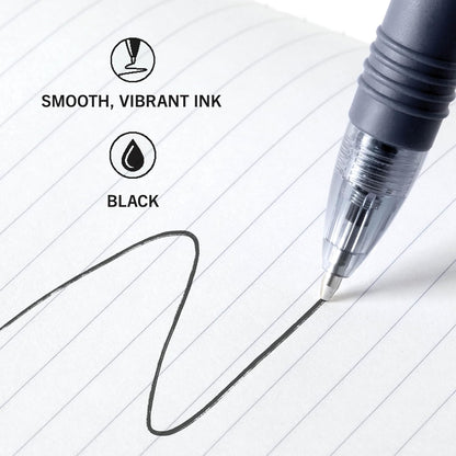 Zebra Pen Z-Grip Retractable Ballpoint Pen, Smooth-Flowing Black Ink, 1.0mm Medium Point, School & Office Supplies, Ideal for