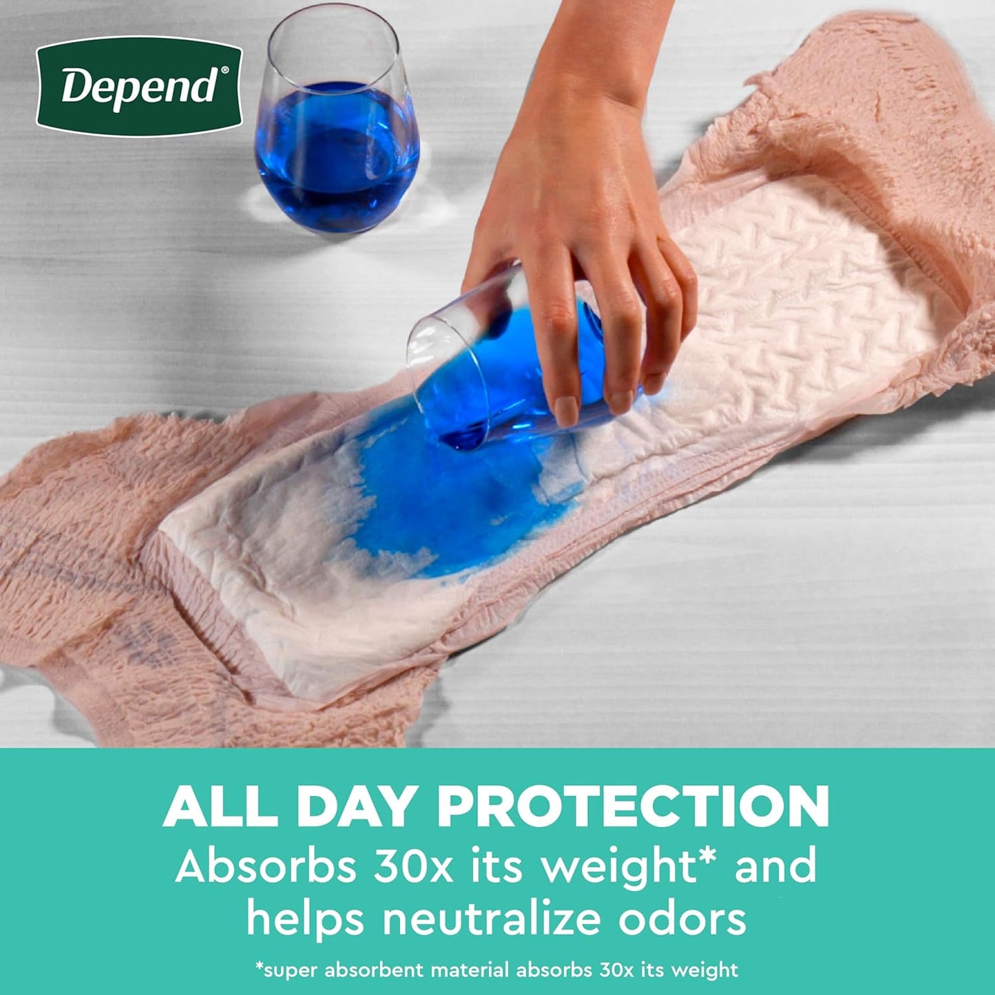 Depend Fresh Protection Adult Diapers, Incontinence & Postpartum Bladder Leak Underwear for Women, Disposable, Maximum, Large