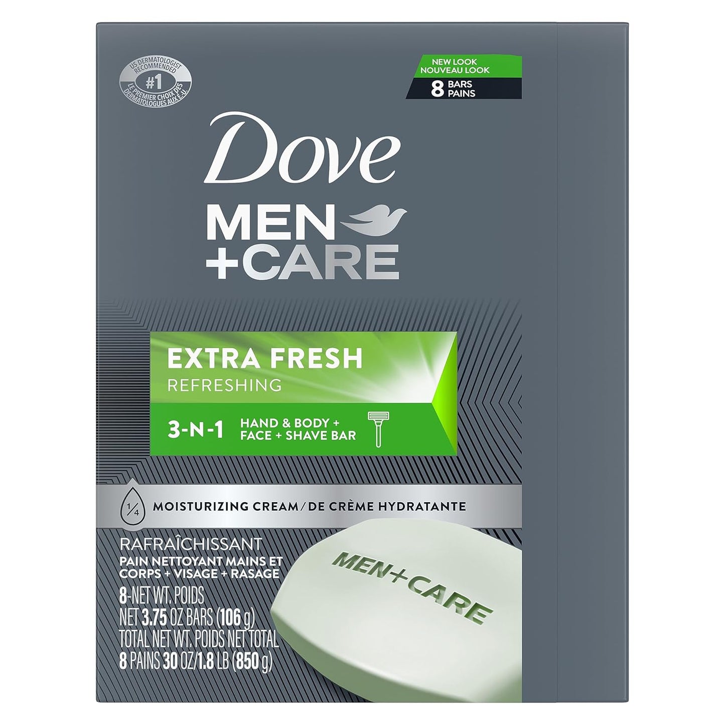 DOVE MEN + CARE 3 in 1 Bar Cleanser for Body