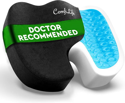 ComfiLife Premium Gel & Memory Foam Seat Cushion Doctor Recommended Office Chair