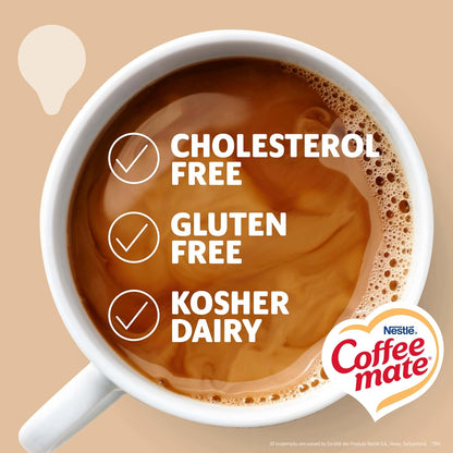 Nestle Coffee mate Coffee Creamer, Original, Liquid Creamer Singles, Non Dairy, No Refrigeration, 0.375 fl oz Tubs (80)