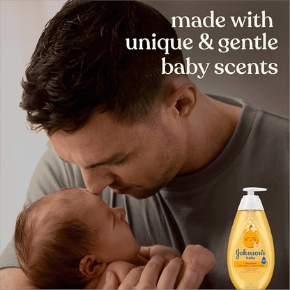 Johnson's Baby Shampoo with Aloe Vera & Vitamin B5, Tear Free, Newborn Essentials, No added Parabens & Sulfates, Hypoallergenic, Baby