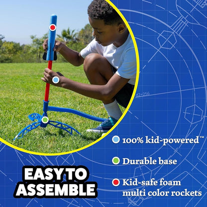 Stomp Rocket Jr Multi-Color Rocket Launcher for