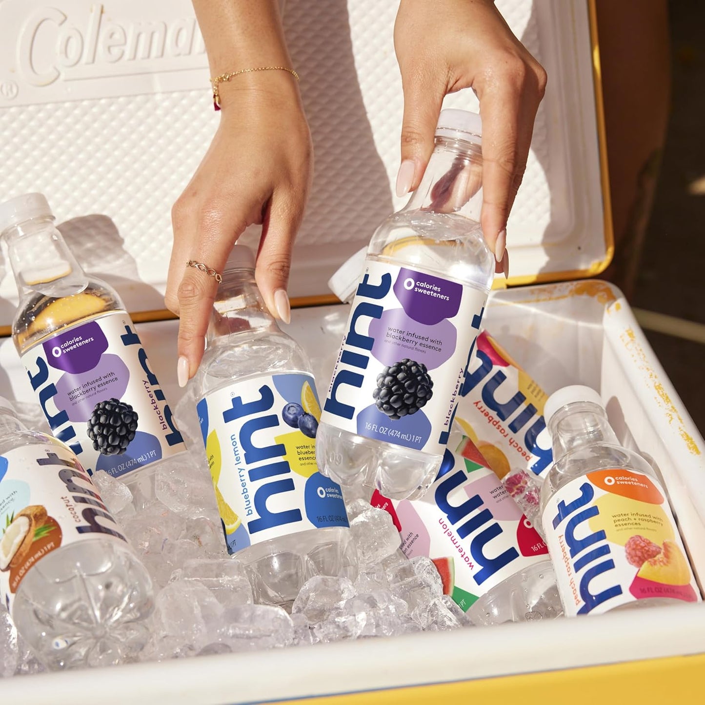 Hint Infused Bottled, Best Sellers Variety Pack - Sugar Free Flavored with Zero Calories, Natural