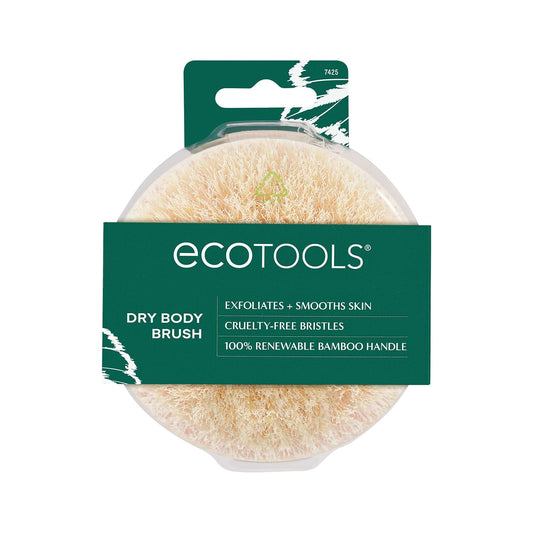 EcoTools Dry Body Brush, Cruelty-Free Bristles Exfoliate & Smooth Skin, Dry Brushing Removes Flaky Skin, May Help Improve Circulation &