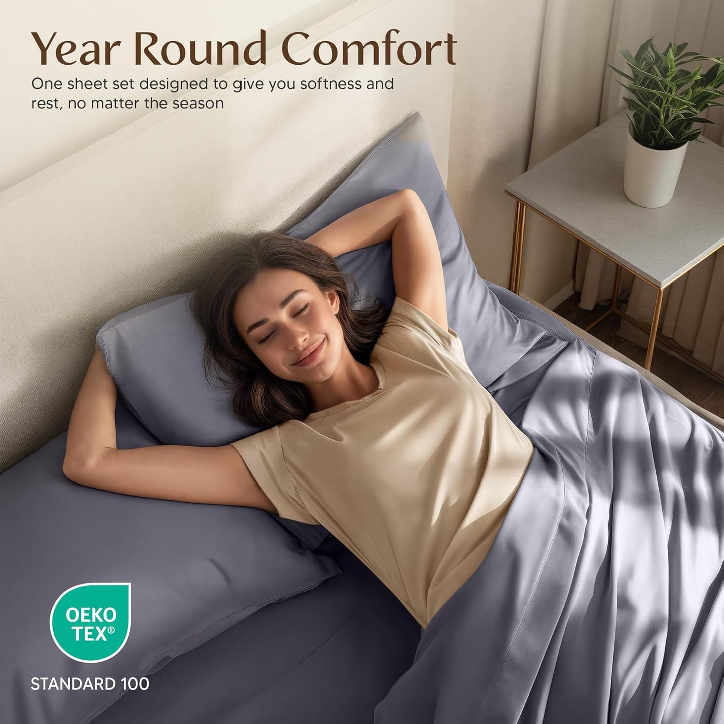 Utopia Bedding Queen Size Sheet Set 4 Piece Bed Sheets, Soft and Breathable Microfiber, Includes 1 Fitted
