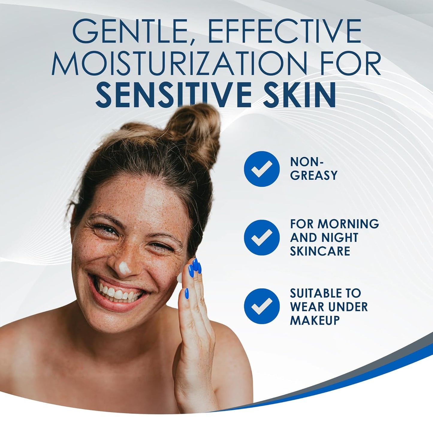 Vanicream Daily Facial Moisturizer With Ceramides and Hyaluronic Acid - Formulated Without Common Irritants for Those with Sensitive Skin, 3 fl oz