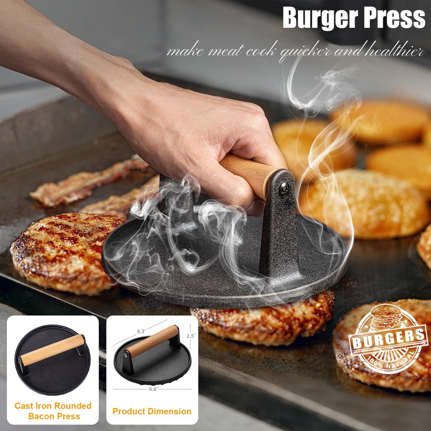 Grilliance 27pcs Griddle Accessories Kit for Blackstone, Professional Hibachi Flat Top Grill