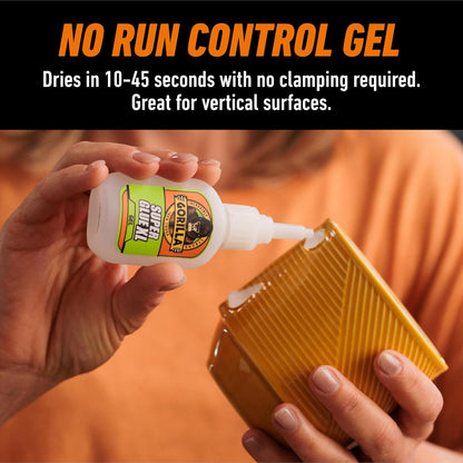 Gorilla Super Glue Gel XL, Clear 25g - FastSetting, NoDrip Control for Precise AllPurpose Repairs
