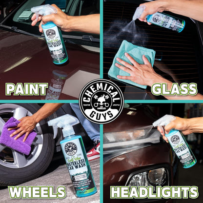 Chemical Guys Swift Wipe Sprayable Waterless Car Wash Spray - Spray and Wipe to Safely Clean and Shine Cars, Trucks, Motorcycles, RV &