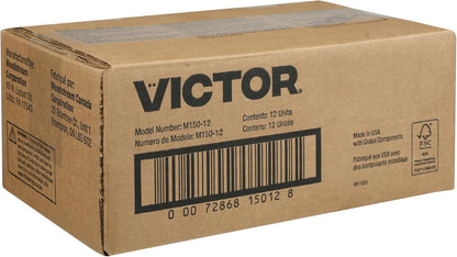 Victor Mouse Traps M150-12, Metal Pedal, Sustainably Sourced FSC Wood, Wooden Mouse Traps -2
