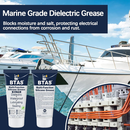 BTAS Dielectric Grease for Electrical Connectors Automotive Spark Plug Boot Battery Terminal Marine Dialectical Electronics Wiring Die Electric