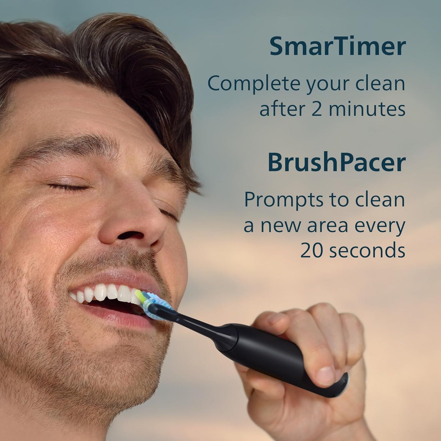 Philips Sonicare 6500 Series Electric Toothbrush - Next-Generation Sonicare Technology, Pressure Sensor, 9 Brushing Settings, SmarTimer