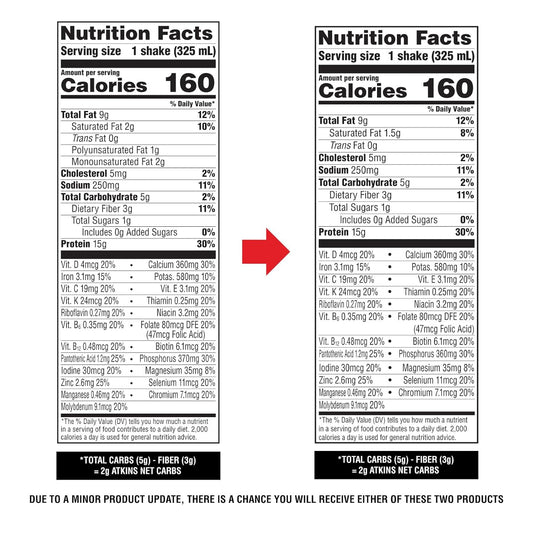 Atkins Milk Chocolate Delight High Protein Shake, 15g Protein, 2g Net Carb, 1g Sugar, Keto Friendly, Chocolate Flavored Protein Shakes, 12 Count