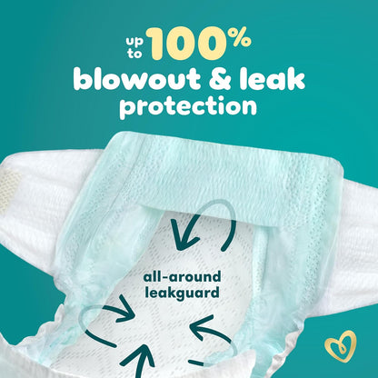 Pampers Swaddlers Diapers, Size 4 (15-34 lbs), 150 Count, Absorbent, Keeps Baby Dry and