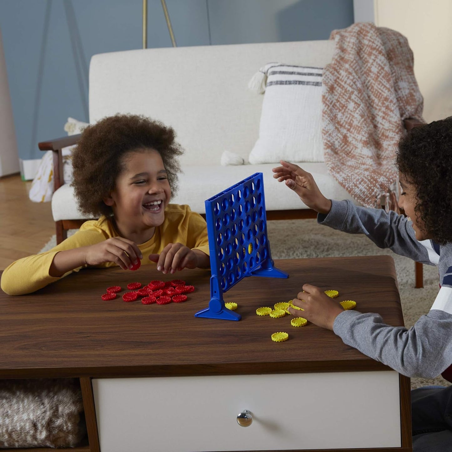 Hasbro Gaming Connect 4 Classic Grid, 4 in a Row Game, Strategy Board Games for Kids, 2 Players for Family and Kids, Easter Gifts for Boys and