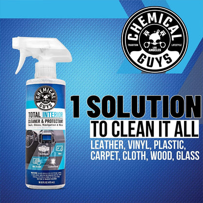 Chemical Guys Total Interior Cleaner & Protectant Interior Cleaner, Cleans & Protects Leather, Vinyl, Plastic