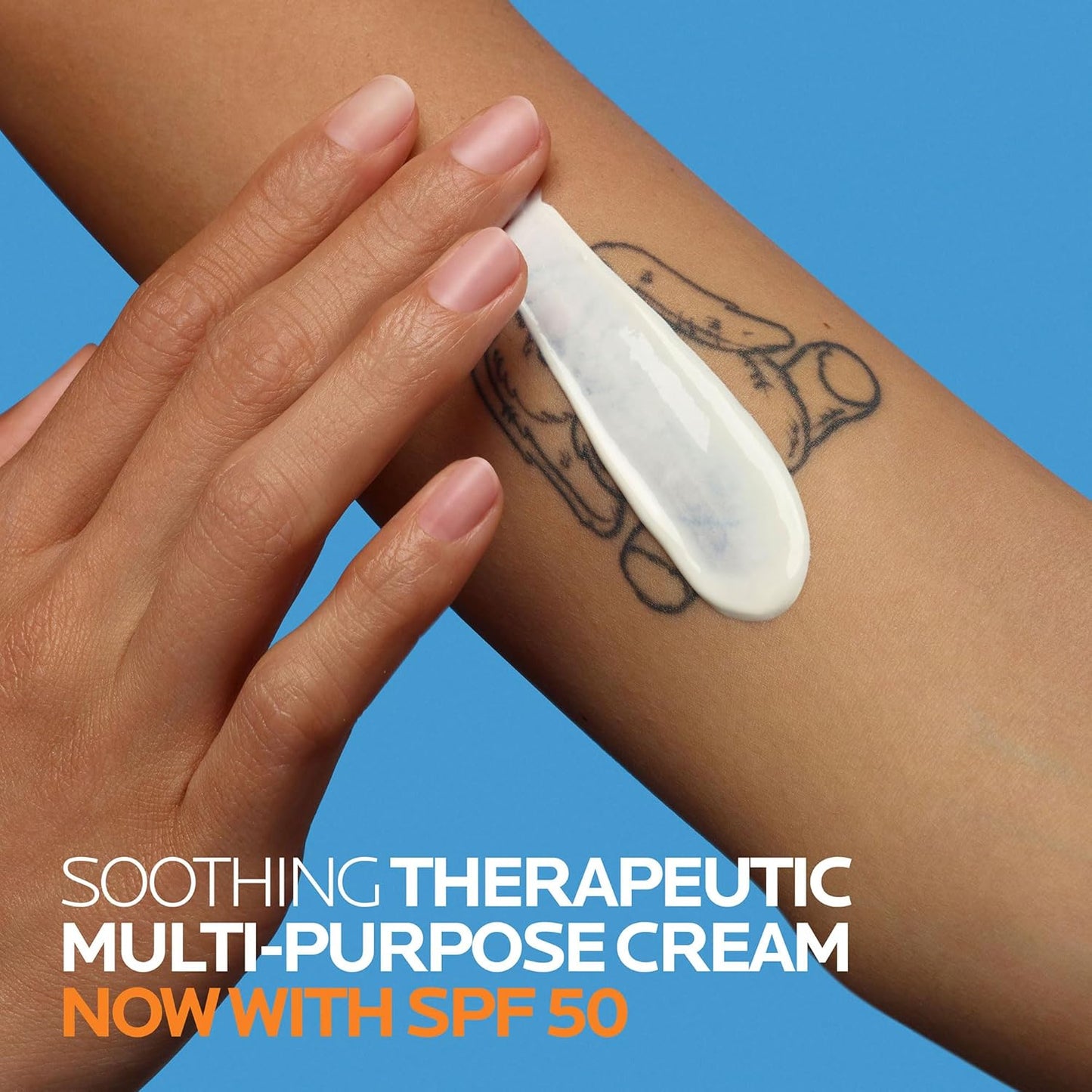 La Roche-Posay Cicaplast Balm B5 UV SPF 50, Vitamin B5 + Shea Butter + Tribioma + Madecassoside + Zinc Oxide