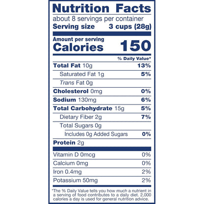SkinnyPop Popcorn, Original, Whole Grain, Dairy-Free Snack, 8oz Family Size Bag