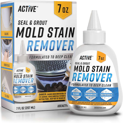 ACTIVE Mold Stain Remover Gel Cleaner Heavy Duty Stain Cleaner for Front Loader Washing Machine Seal, Bathroom Grout