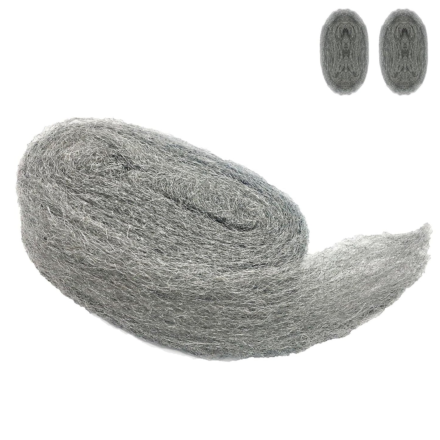 Steel Wool Mice Control, 2 Pack 3" x10 Ft Hole Filler, Gap Blocker, Barrier, Protect Against Animals in Holes Holes, Siding