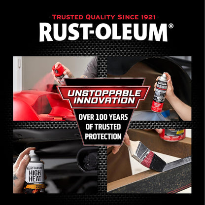 Rust-Oleum 248658 Stops Rust Reformer Spray Paint, 10.25 oz, Matte Black