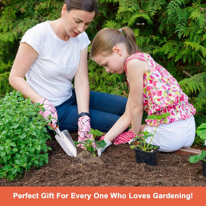Garden Shovel Garden Hand Trowel, Heavy Duty Hand Shovel with Ergonomic Handle, Small Gardening Tools for